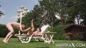 mariskax busty cougar sandy lou gets fucked outdoors