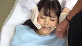 Dentist session cumming in mouth