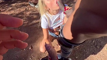 Double Blowjob with Huge Dicks, Group Sex