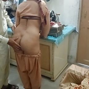 Lovely A Hot bhabhi comes in Tailor Shop