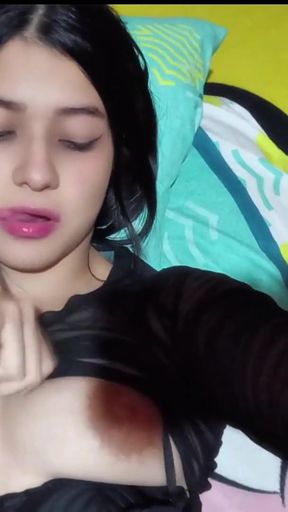 Stunning moment from &quot;Cute girl masturbates in the bathroom&quot;