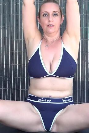Auntjudys - Busty Blonde MILF Keira - Private Workout Session