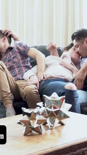 Twink Trade - Naughty Twinks Make A Plan To Seduce And Swap Their Stepdaddies During A Movie Night   Clip 1