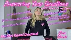 Answering 30+ Questions About Farting, While Farting on my Slaves Face! - Cher Woods!