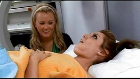 Young  Hot  Brittish Brunette Girl  Is  Self Concious About Her Big Pussy Lips .