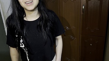 My step-cousin's whore comes into the room and I fuck her and we record videos.