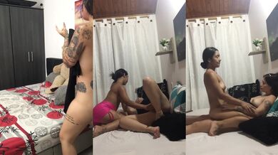 Three Petite Latinas Cum Gushing Their Creamy Pussies On Airplane