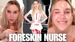 Foreskin Nurse - Nurse Loves Foreskin Smegma and Facial