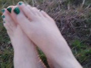 Country Boy Painted Feet, Trans Cowboy