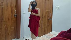 newly married hot girl fucked by boyfriend in hotel room !!