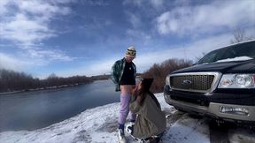complete girlfriend experience: deepthroat doggystyle outdoors facial cumshot !!! aubry babcock vol.5