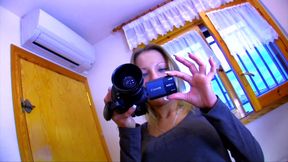 Blonde in high heels gets facial cum shot