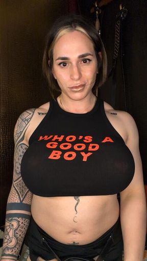 Fake tit worship