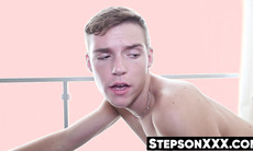 Sweaty stepdad Jax rams me after workout as punishment
