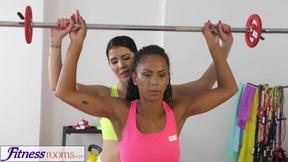 ”Soaking Lesbian Beaver Gets Hardcore Workout”