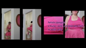 Fetish Sampler In This Order Burp Pee Sneeze Fart