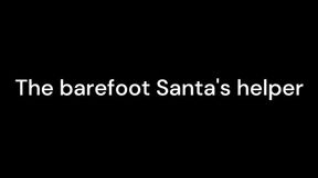 The barefoot Santa's helper