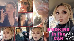 Smoking in the car (6 cigarettes, 30 min)