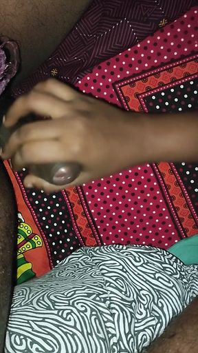 I jerk off my stepson's cock until he explodes with cum- real varsha   Clip 1