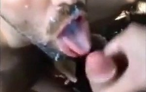 Cum eating compilation hard cocks squirting in open mouths