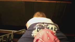 Love sweat pants face sitting 6min