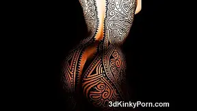 Seductive 3D Beauties Embrace Kink in Shiny Latex Delight