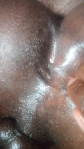 Big Black African Dick Shoots Big Load of Cum