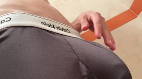 Latino Massaging Solo Teasing Cock