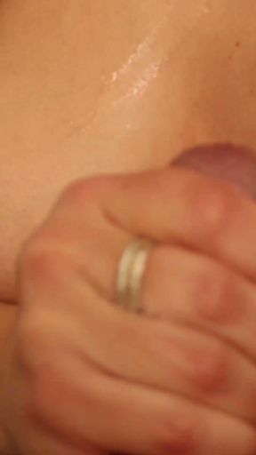 Homemade care. She shaves my hairy dick before a great handjob   Clip 3