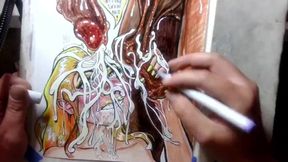 Black BBC strokes blonde teen's pussy before delivering a stunning cumshot