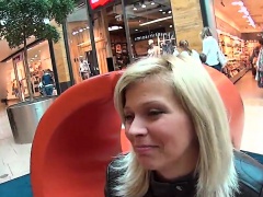 Stellar czech teen gets teased in the mall and shagged in po