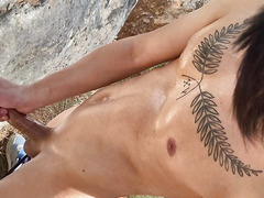 An Outdoor Jack Off With Flecos - Flecos Cayden