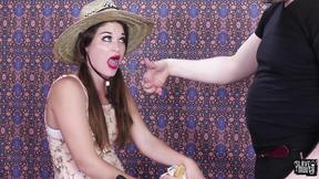 ”Kendra Heart bound babe getting mouth ravaged”