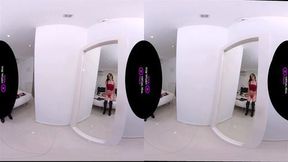 VirtualRealTrans com Dildo party for one
