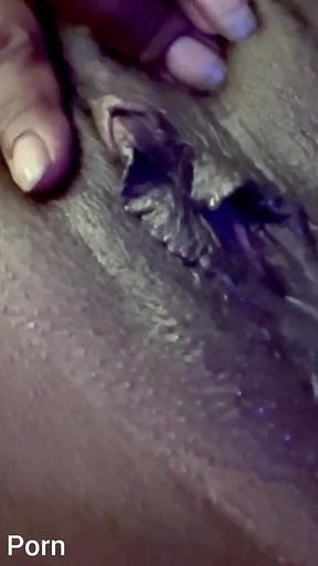 In the Bath Rubbing Spreading My Big Pussy