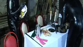 Mature moms share kinky latex fetish feast