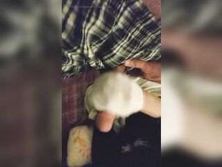 Hawt Little White Ankle Socks Handjob Sockjob