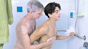 Sensual Stroking In The Shower - Julian Jaden & Richard Lennox