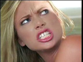 Amazing blonde loves rough handling