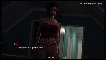 Sneaky Deep Blowjob From Slutty Roommate She Eats all The Cumshot - Summer Heat 08 Developed By Naughty Fox Games - 3D Porn Game