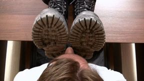 I tease my pitiful slave with dirty Doc Martens boots, vf3212x 1080p