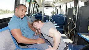 Evin Takes Charge Riding Rick on Crowded Bus – Interracial Heat Ignites – 18+
