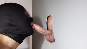 Straight Male With Lots Of Milk Comes To Gloryhole To Get Milked
