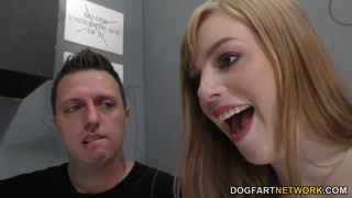 Hubby Enjoys Dolly Leigh Sucks BBC - Gloryhole
