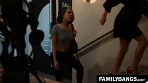 FamilyBangs.com ⭐ Lone Housewife Invites and Fuck a Young Masseuse, Alexis Fawx, Jenna Sativa