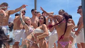 no land in sight, no rules either — yacht orgy gone wild