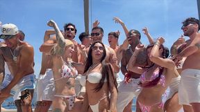 no land in sight, no rules either — yacht orgy gone wild