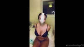 Latina gagged with panties and taped with a wrap gag! (smaller size)