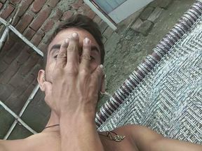 Video Desi boy from the village make a block and upload it and show love and support in the block