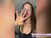 Lelu Love - The best part of waking up, is a big dick in my cup plus cock rates hairjob JOI & more